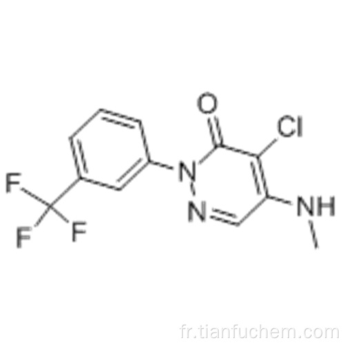 3 (2H) -Pyridazinone, 4-chloro-5- (méthylamino) -2- [3- (trifluorométhyl) phényl] CAS 27314-13-2